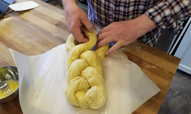 three braid challah