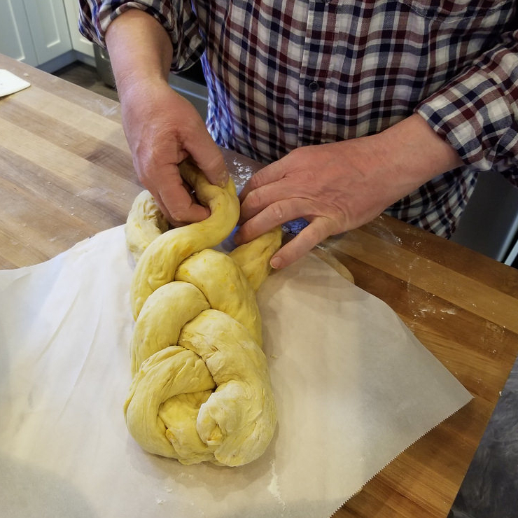 three braid challah