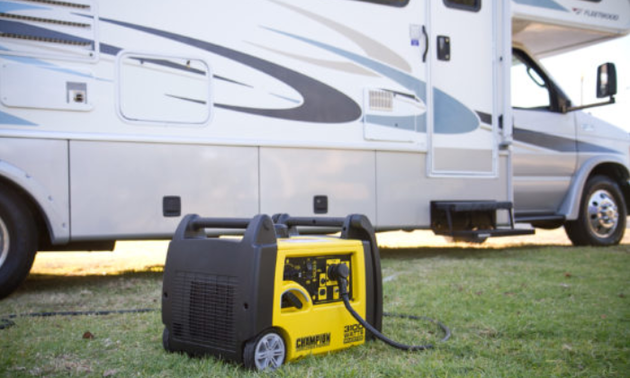 generator beside an RV