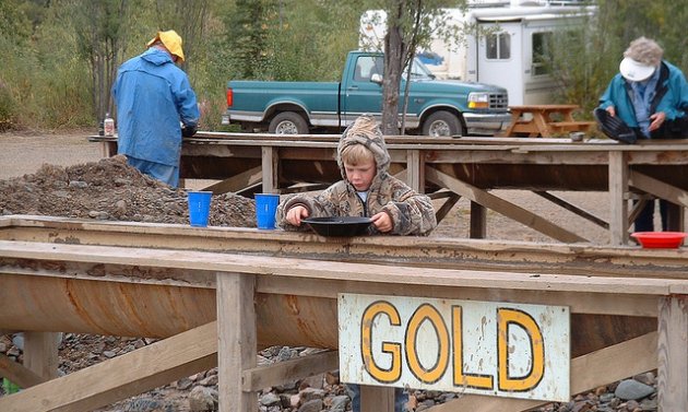 Camping in Chicken, Alaska