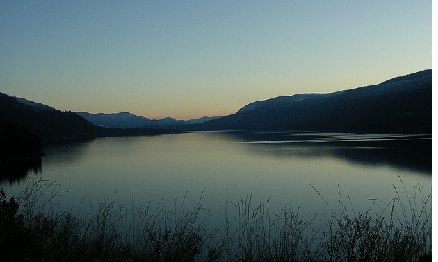 Photo taken east of Christina Lake at the view point. 