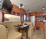 The inside of an Earthbound RV