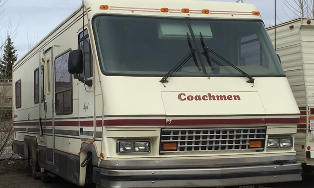 Mid-70's Coachmen Class A motorhome.