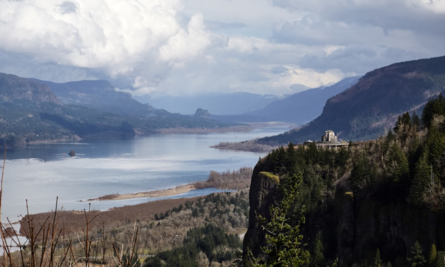 The view from the Women's Forum Viewpoint is like a beautiful 19th century English painting.