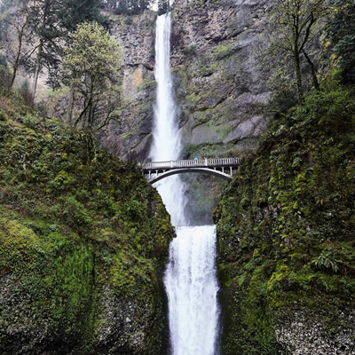 Multnomah is a favorite for visitors along the Columbia River Gorge Interstate.