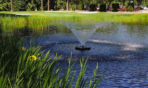 Hole 12 at Cultus Lake Golf Course.