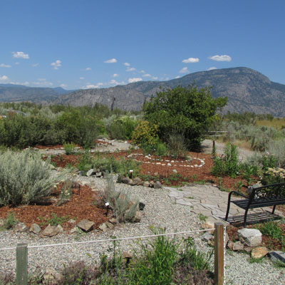 The native plants garden at the Osoyoos Desert Centre.