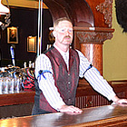 man at a vintage bar