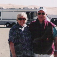 Don and Carol McDowall at the Imperial Sand Dunes, Winterhaven, California. 