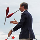 juggler performing