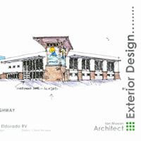 rendition of the El Dorado RV sales building