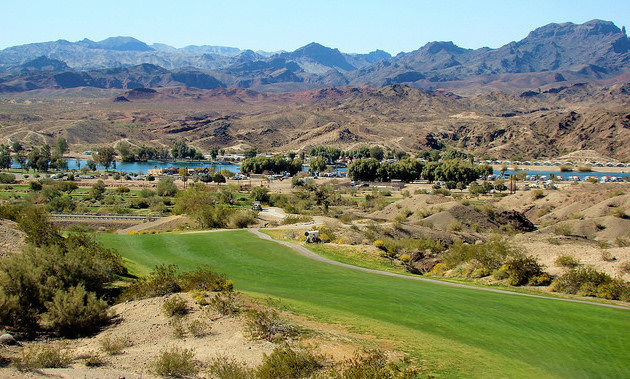 Emerald Canyon Golf Course. Hole #17, Par 5. 
