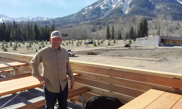 Reto Barrington, managing partner at Fernie RV Resort.