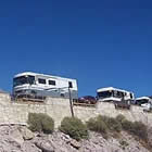 RVs crossing the border