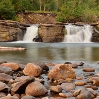 Flatbed falls.