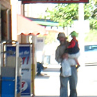 people shopping on main street in Florence, Arizona