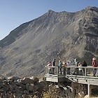 Mountain landslide