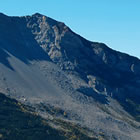 Frank slide in Crowsnest Pass Alberta