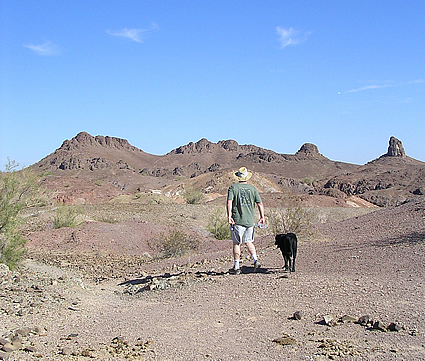 hiker on a trail