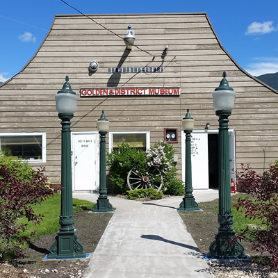 The Golden Museum and Archives building. 