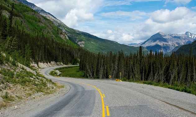 The Alaska Highway offers a post card image around every corner.