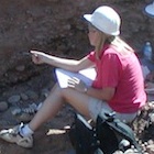 Archeologists digging