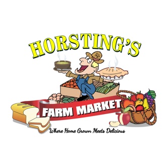 Horsting Farm Market logo. 