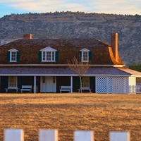 A frontier house at Fort Verde State Park in Camp Verde, Arizona