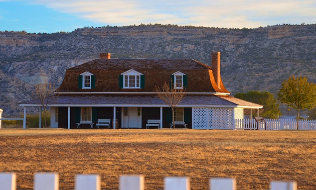 A frontier house at Fort Verde State Park in Camp Verde, Arizona