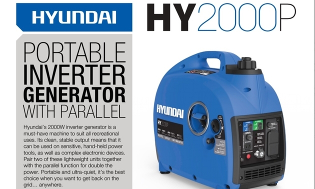 These new generators debut with completely redesigned inverter boards.