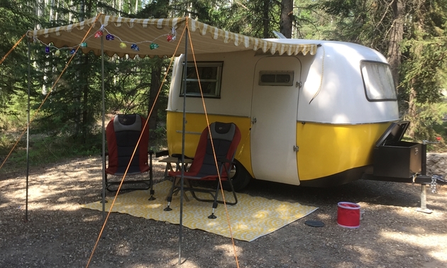 Yellow Boler finished with restoration