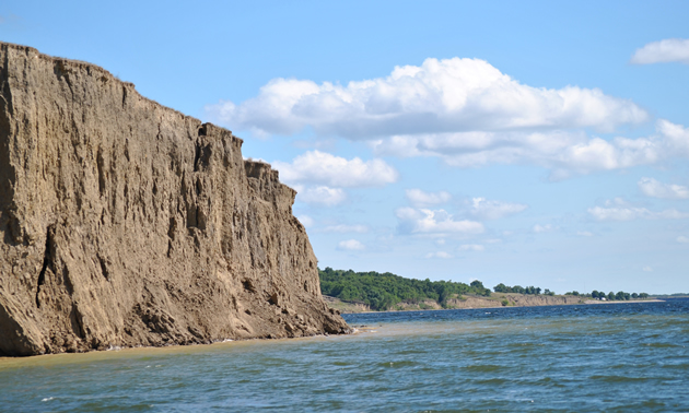 Lake Diefenbaker, located just over an hour from Watrous is a perfect destination for camping and getting away.
