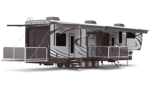 Picture of a Jayco trailer. 