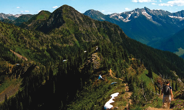 Idaho Peak near New Denver BC in the Slocan Valley