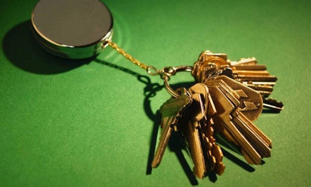 keys on a keychain