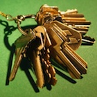 keys on a keychain