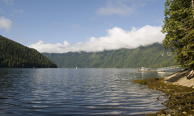 people boating on the water in Kitimat, BC