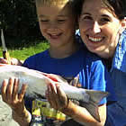 The author and her son