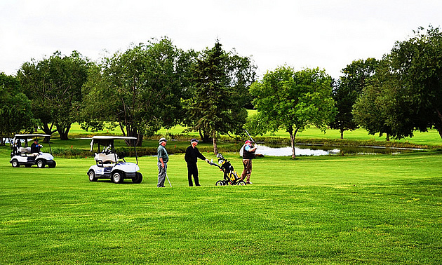 people playing golf at Leduc Golf Club