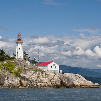 Point Atkinson Lighthouse, built in 1875 is still in operation today.