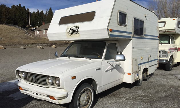 A vintage Little Chief mini-motorhome. 