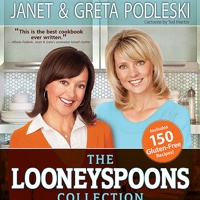 A photo of the cover of the Looneyspoons collection book. 