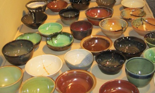 clay bowls