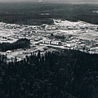 This photograph is an aerial perspective of Mackenzie during 1972.