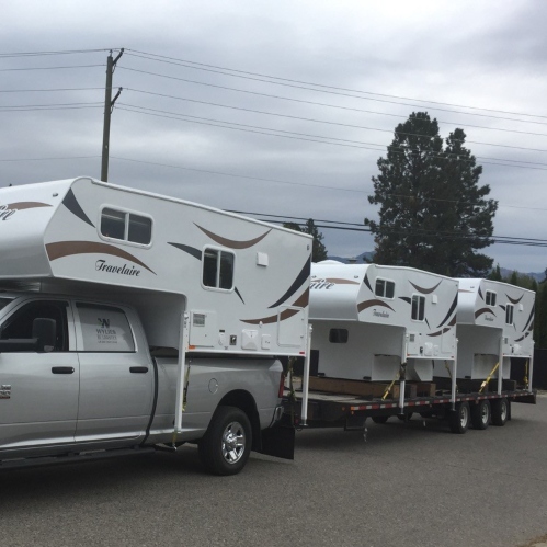 RVs being transported