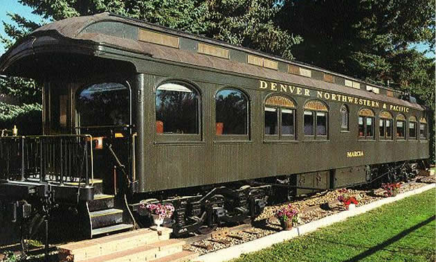 train car in Colorado