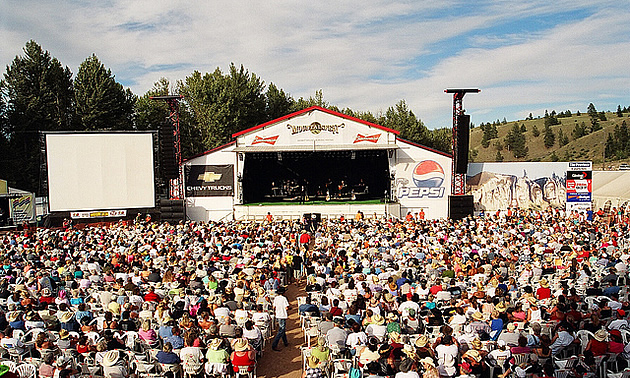 people celebrating at the Merritt Music Festival