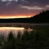 Sunrise at Miller Lake, a quiet and beautiful setting. 