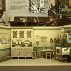 Nuremberg Turn of the Century Kitchen,
Moritz Gottschalk, ca.1909, Germany. Found in the History Gallery, this miniature was intended to teach young girls useful homemaking skills. 