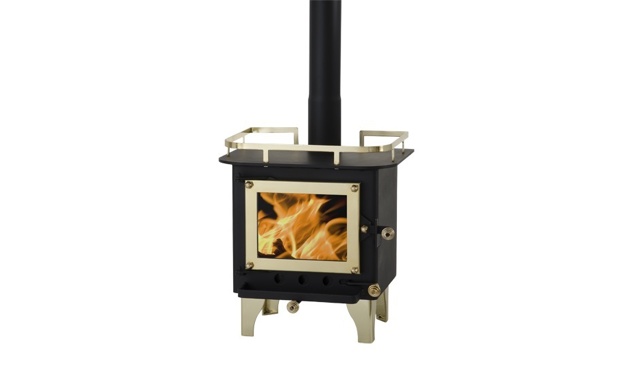 A Cubic Mini Wood Stove.